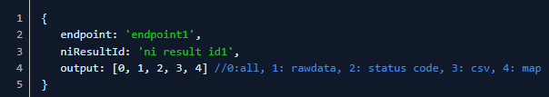 A blue and white text on a dark background  Description automatically generated