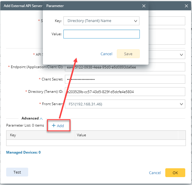 NetBrain Requirements for API Server Setup