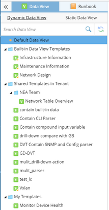 Data View Pane