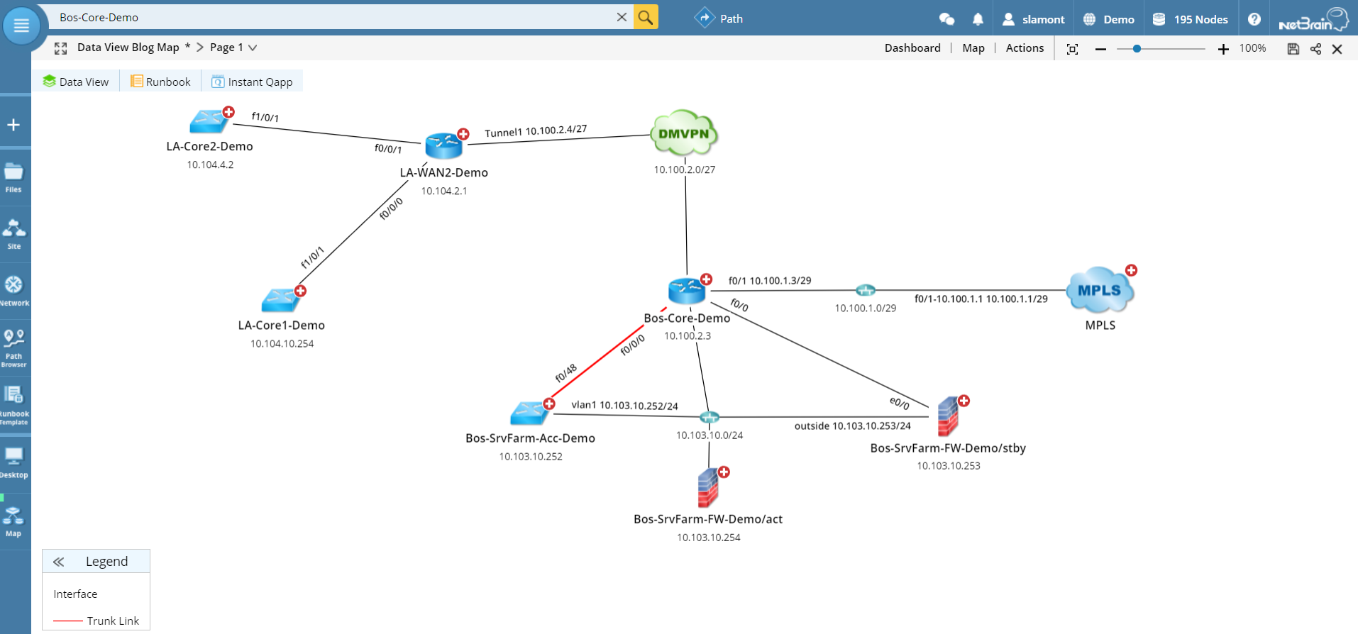 Dynamic Network Mapping - A Single-Pane of Glass