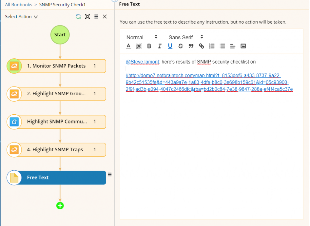 runbook notification