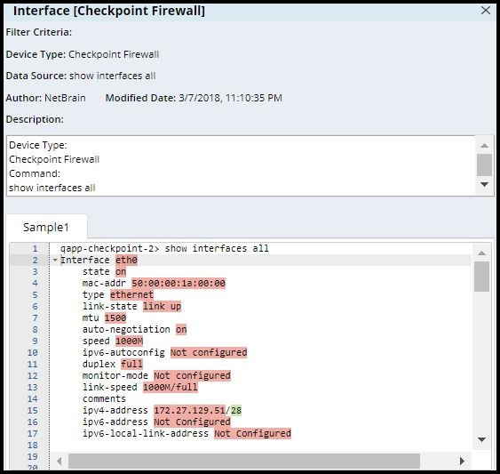 Interface Checkpoint
