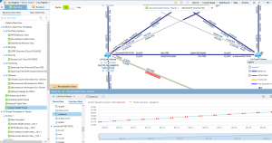 NetBrain Golden Baseline analysant les collisions sur une interface