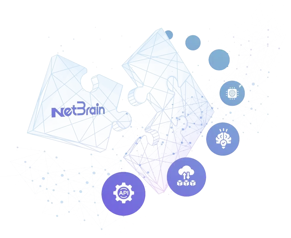 NetBrain ondersteunend inhoudsbeeld